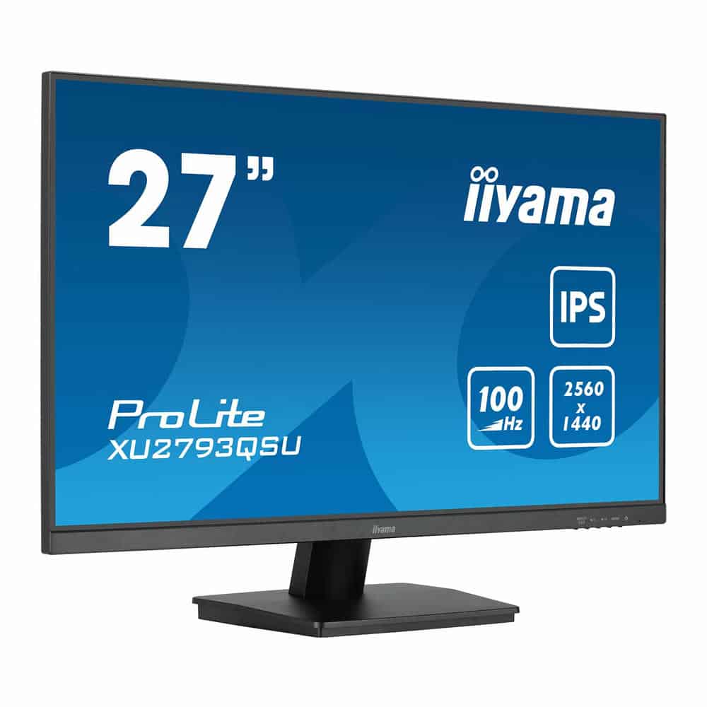 (image for) iiyama ProLite XU2793QSU-B6 27" WQHD 100Hz Adaptive Sync IPS Monitor